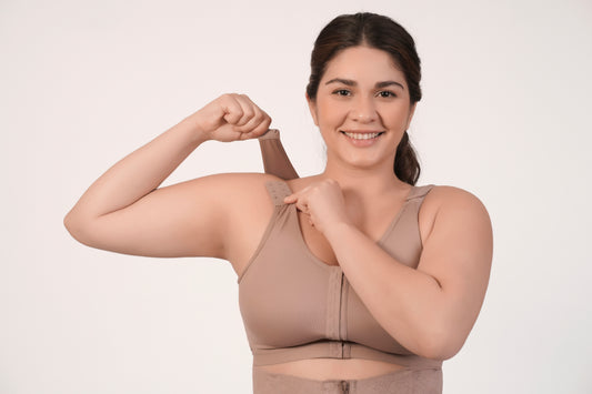 Post-Surgical Front-Closure Bra | High-Compression Recovery & Minimizer Bra