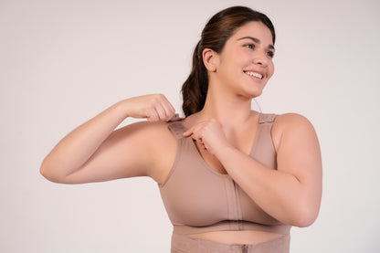 Post-Surgical Front-Closure Bra | High-Compression Recovery & Minimizer Bra