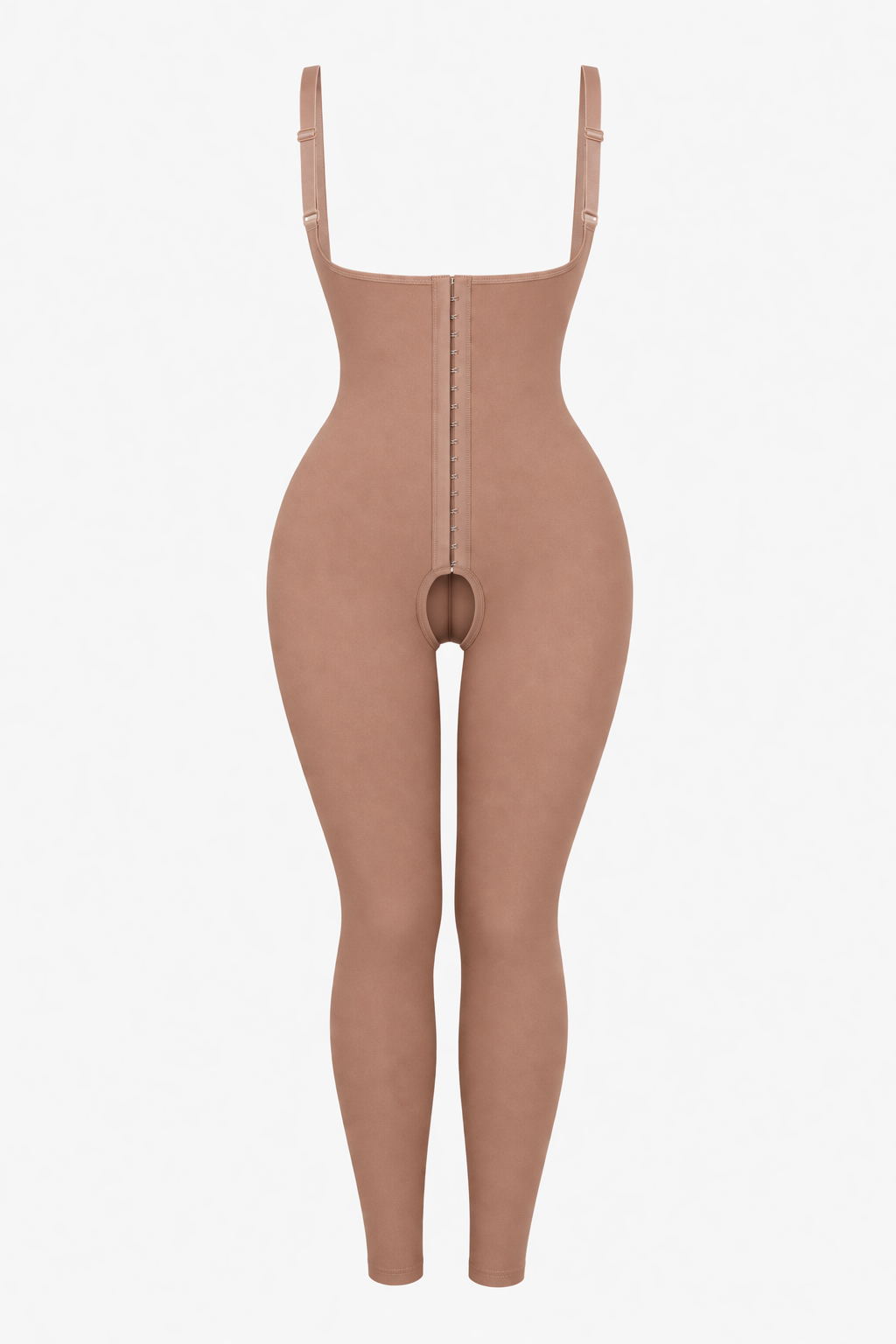 Stage 2 Sleeveless Compression Bodysuit | Open Gusset Ankle Length Post-BBL Recovery