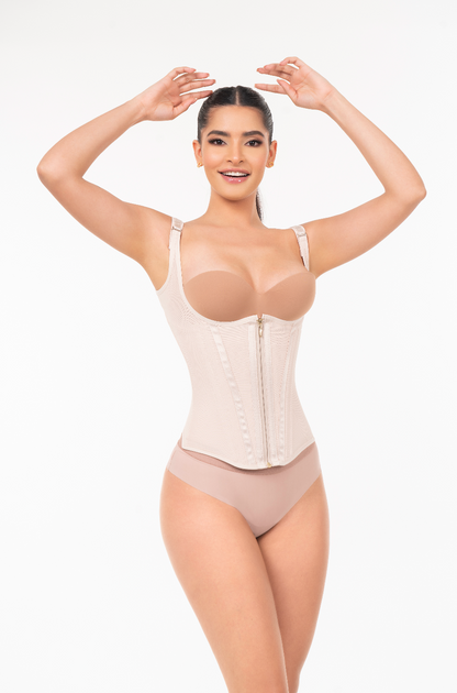 Hourglass Waist Trainer Vest | Full Upper-Body Compression & Posture Correction
