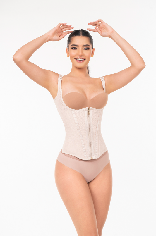 Hourglass Waist Trainer Vest | Full Upper-Body Compression & Posture Correction