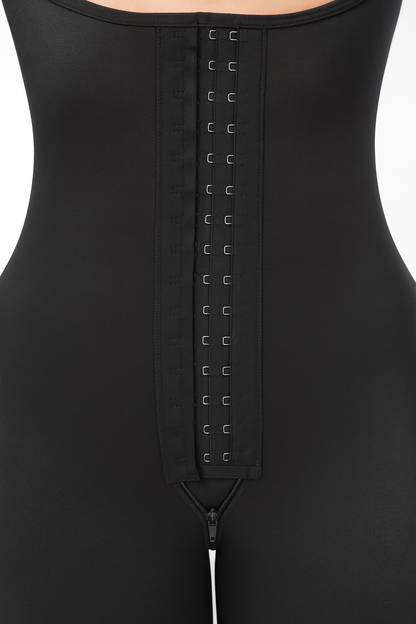 Stage 2 Sleeveless Open Bust Bodysuit | Short Length Post-Surgical Compression Garment