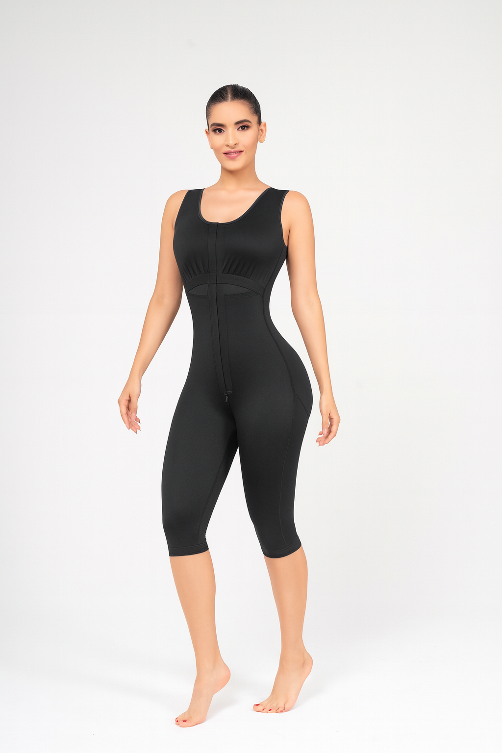 Stage 2 Full Bust Coverage Bodysuit | Calf Length Post-Surgical Compression Garment