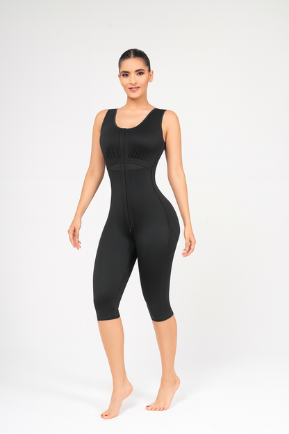 Stage 2 Full Bust Coverage Bodysuit | Calf Length Post-Surgical Compression Garment