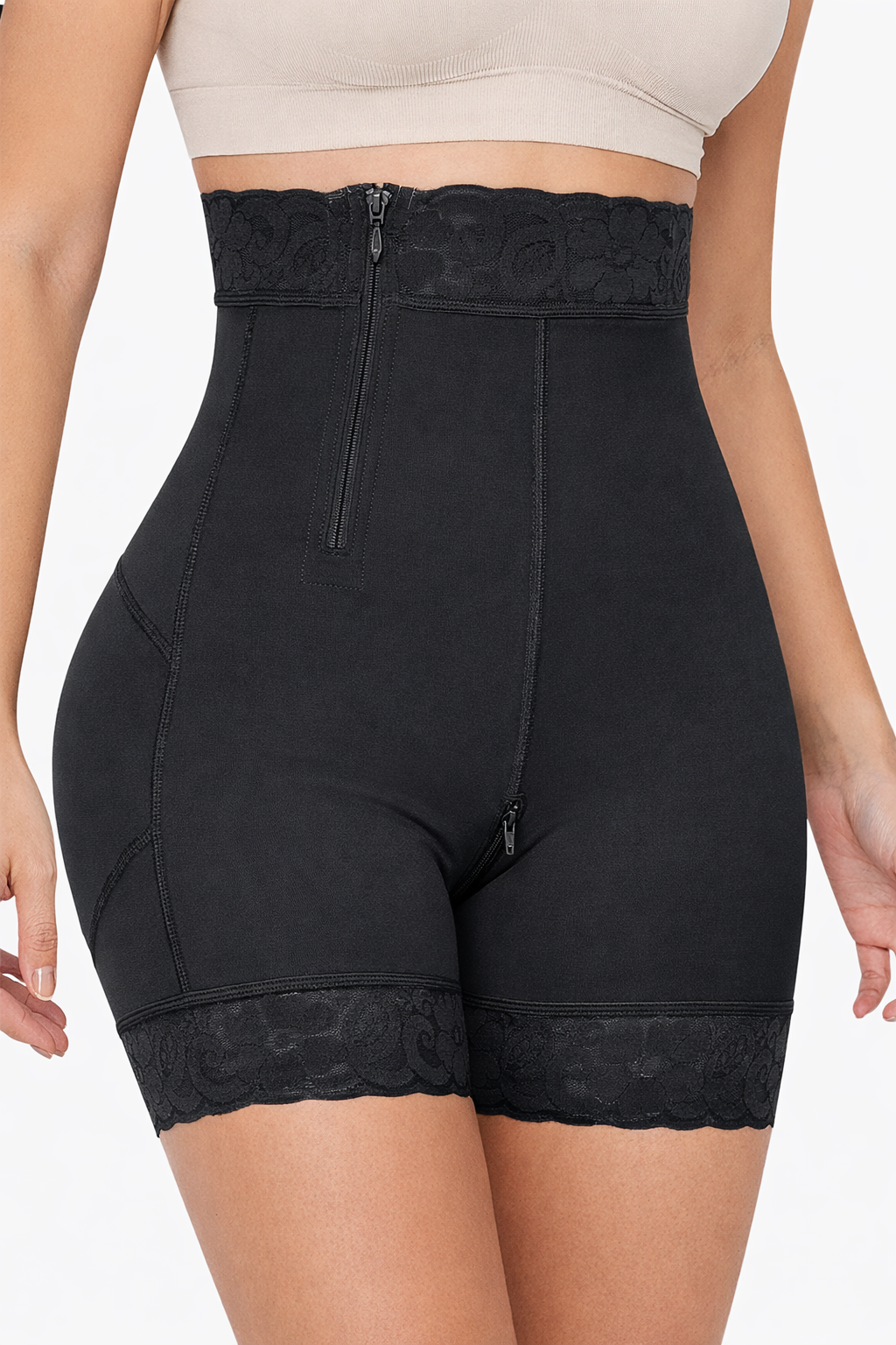 Contour High Waist Enhancer Shorts | Butt Lift, Waist Sculpting & Thigh Smoothing