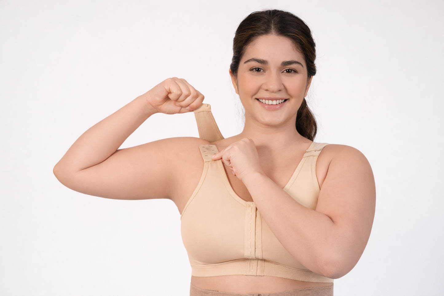 Post-Surgical Front-Closure Bra | High-Compression Recovery & Minimizer Bra