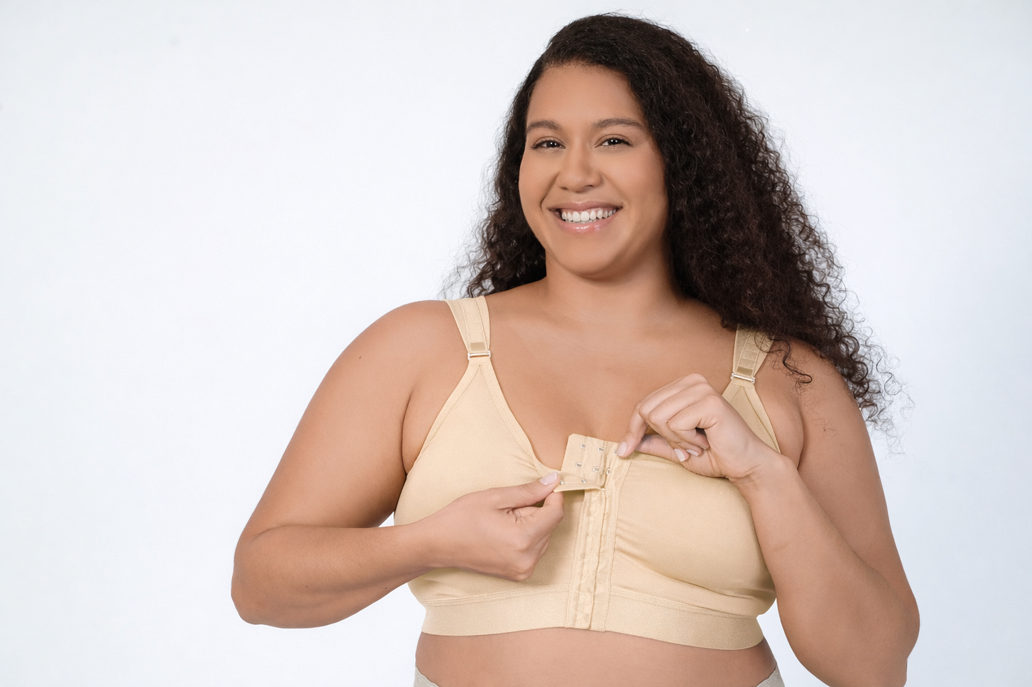 Post-Surgical Support Bra with Posture Correction | High-Compression Powernet Bra