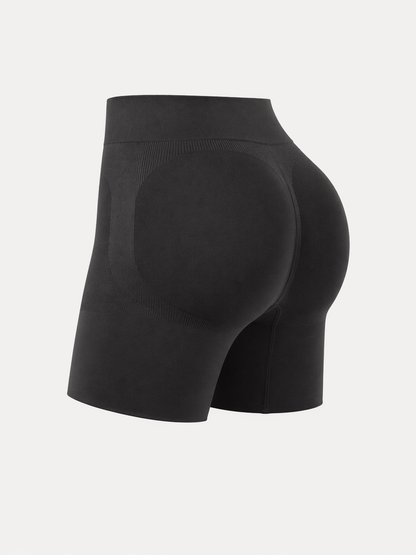 Seamless Mid-Waist Butt Lifting Shorts | Waist Sculpting & Natural Butt Lift Shapewear
