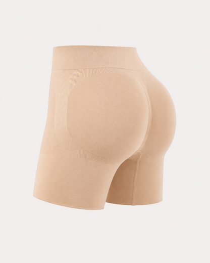 Seamless Mid-Waist Butt Lifting Shorts | Waist Sculpting & Natural Butt Lift Shapewear