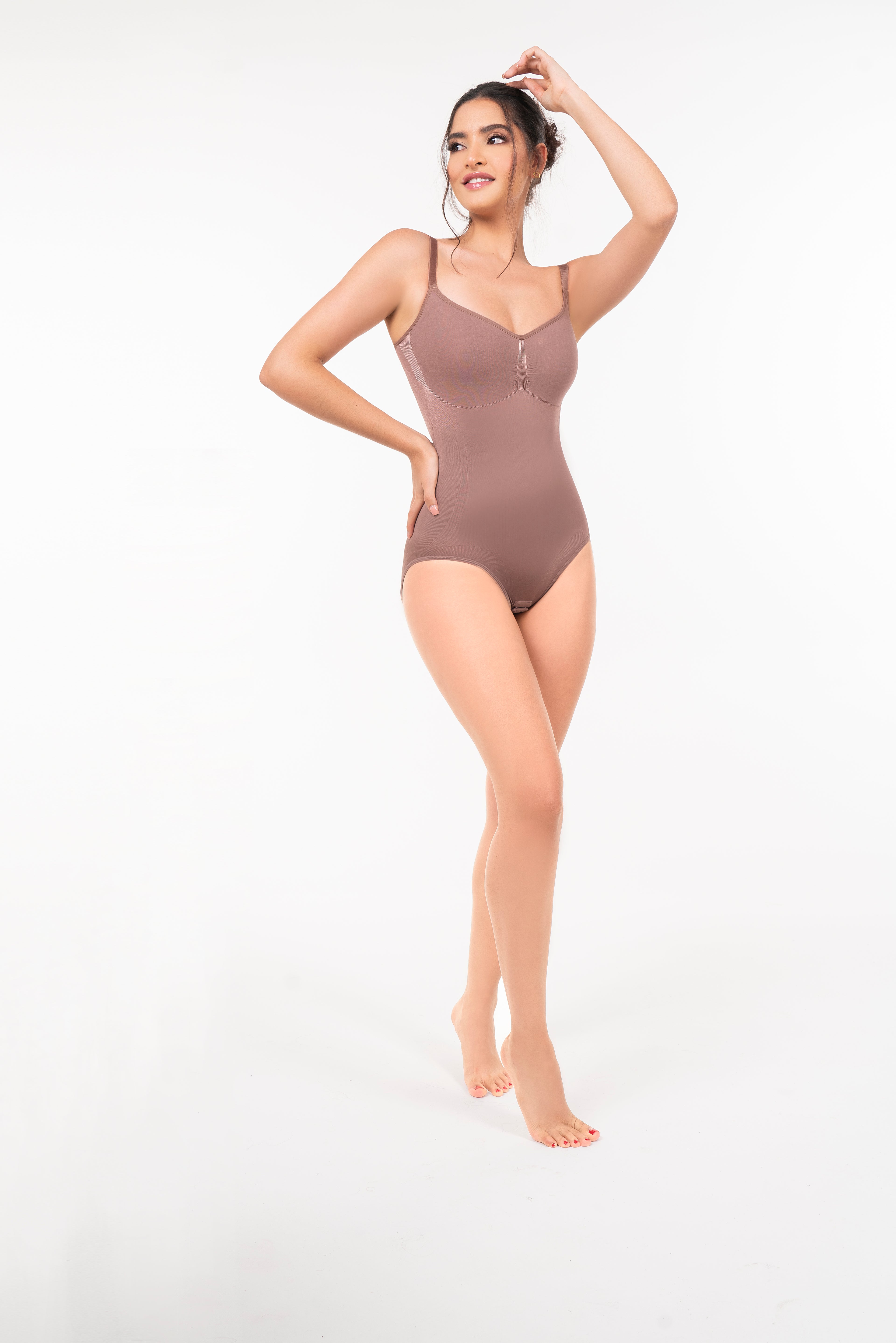 Thin Straps Seamless Bodysuit