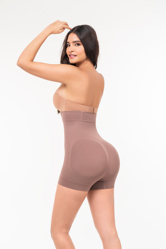 Seamless High-Waist Butt Lifting Shorts | Firm Waist Control & Natural Butt Lift Shapewear