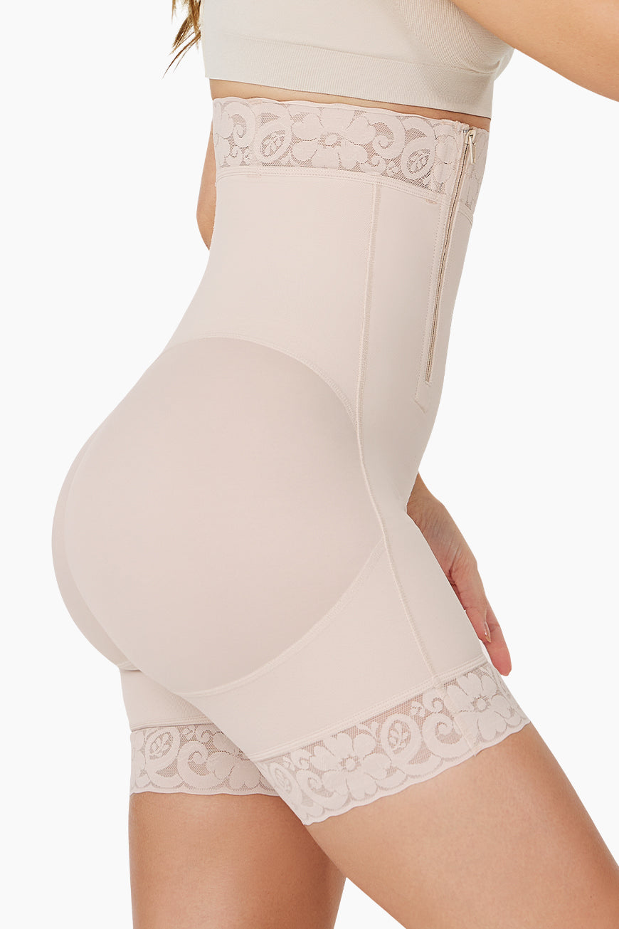 Contour High Waist Enhancer Shorts | Butt Lift, Waist Sculpting & Thigh Smoothing